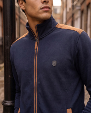 Sweat zippe alcantara